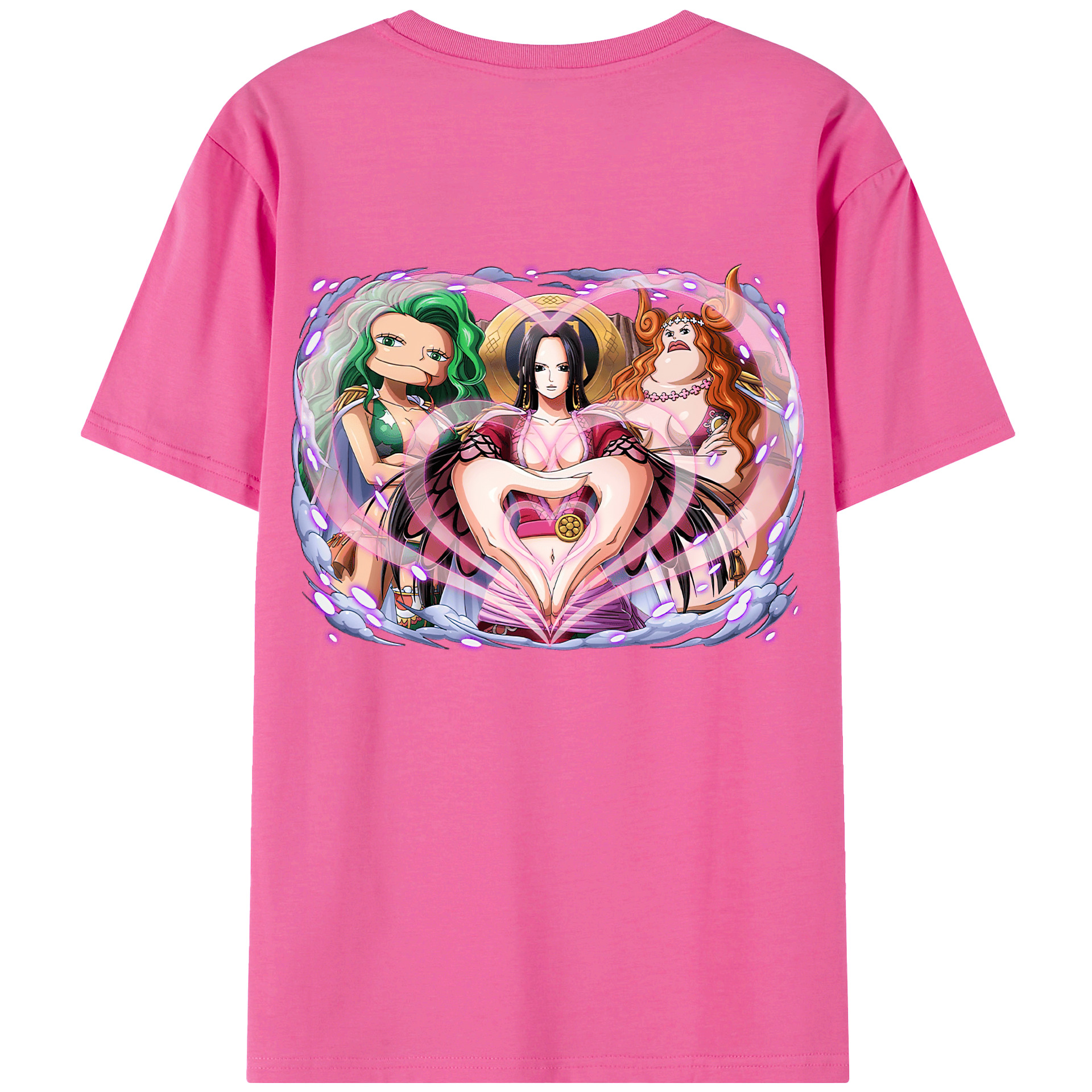 ワンピース ボア・ハンコック ONE PIECE Boa·Hancock レディース半袖Tシャツ(バックプリント)